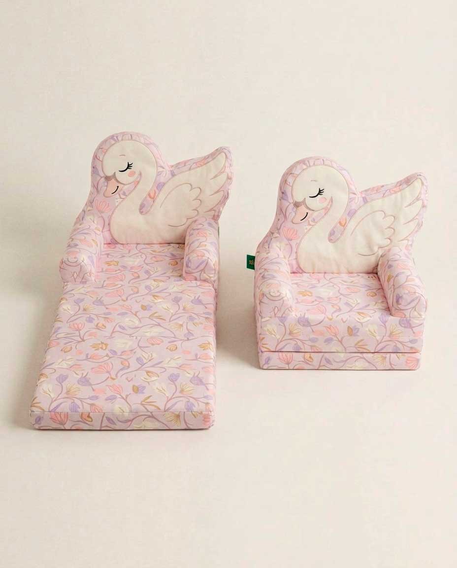 SOFÁ-CAMA INFANTIL ESPUMA D20 MENINAS